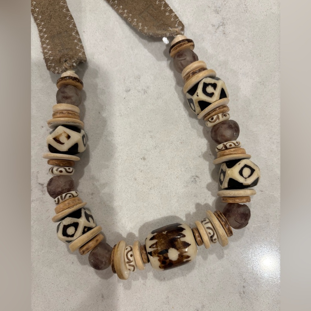 Twine and twig necklace